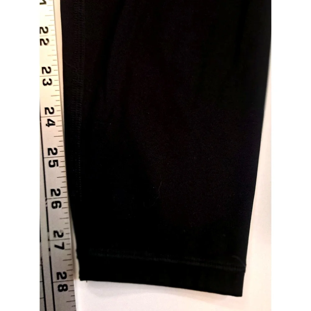 Everlane‎ Renew Leggings Women's L Ankle Black Stretch 28"L - Picture 5 of 5